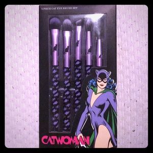 Cat woman 5 piece Eye Makeup Brush Set